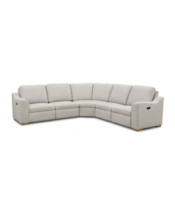 Bộ Sofa Góc Da Lộn Chỉnh Điện Xuất Khẩu Cao Cấp